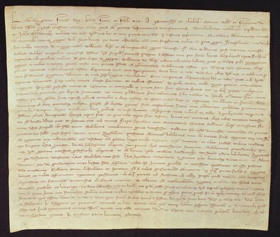 Letter from Louis IX to his brother Alphonse (1220-71) Comte de Poitiers, 11th August 1251 by Louis IX